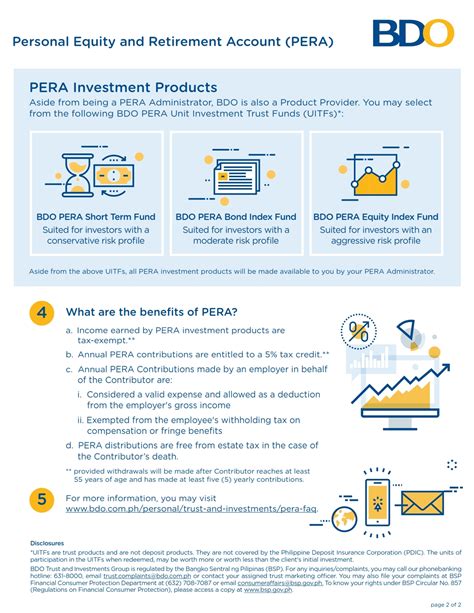 Personal Equity and Retirement Fund (PERA) .